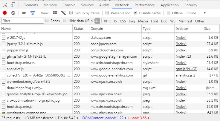 Debugging tags with your browser’s native developer tools
